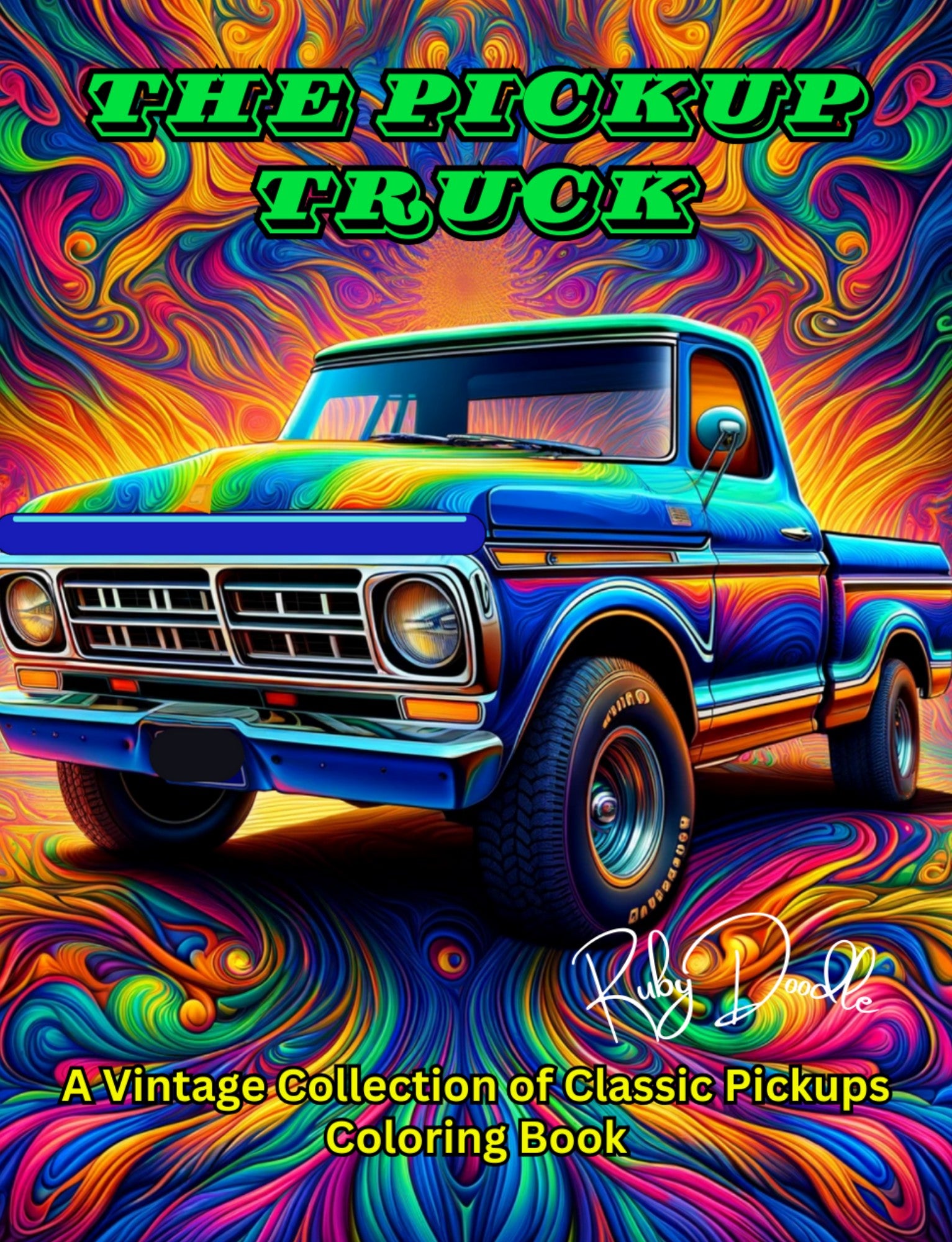 The Pickup Truck coloring book cover