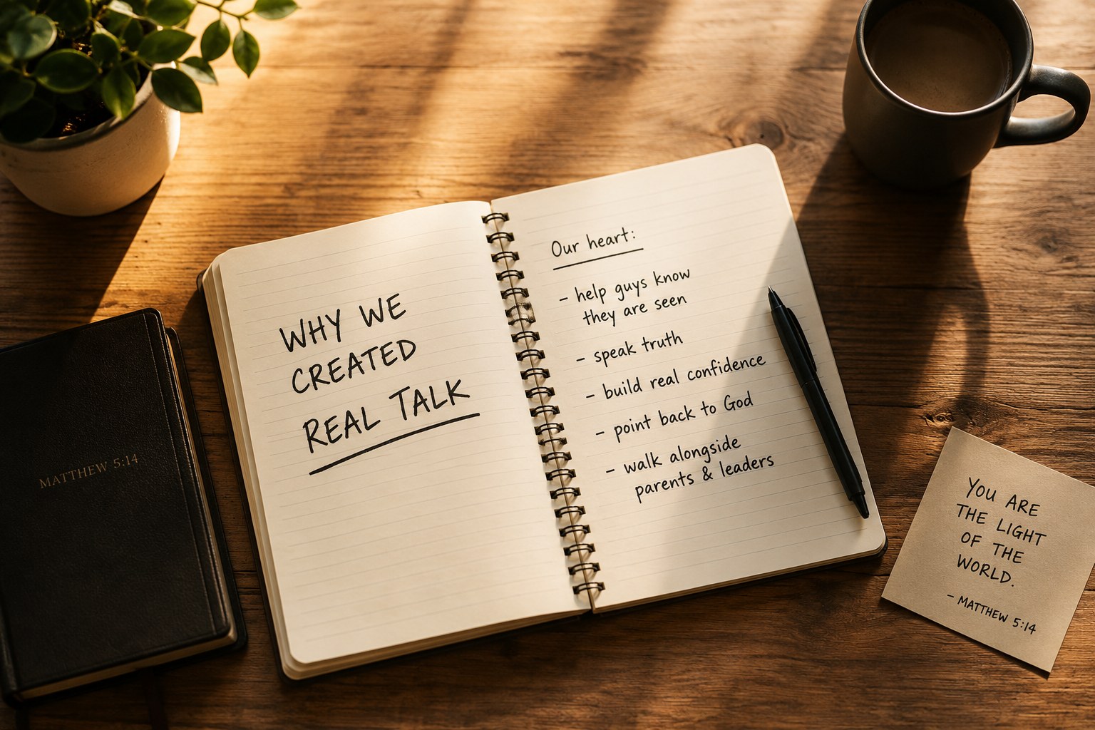 Scott and Melody Fuller, founders of Real Talk, a faith-based book series for teen boys